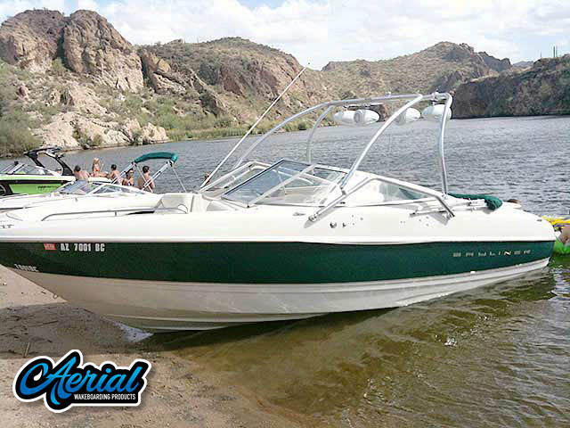 1999 Bayliner 2350BD with Airborne Tower — customer install photo