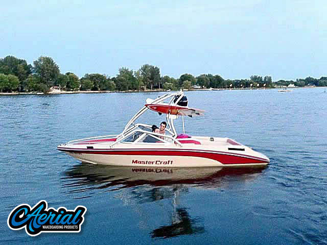1989 Mastercraft Tristar 89 with Airborne Tower — customer install photo
