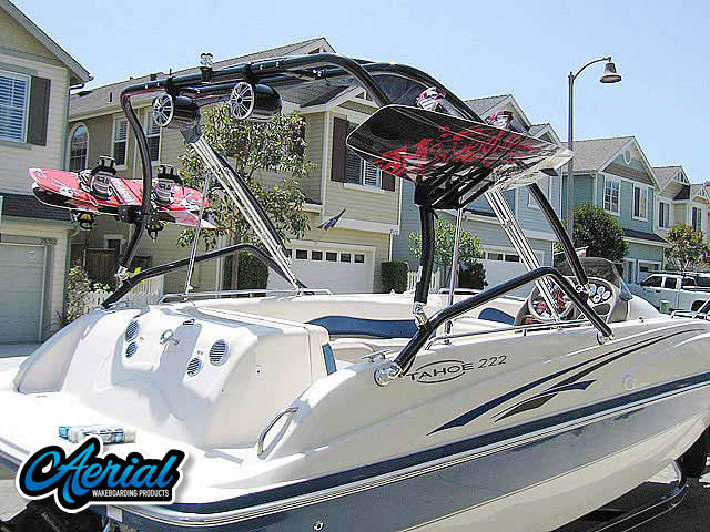 Tahoe 222 with Airborne Tower — customer install photo