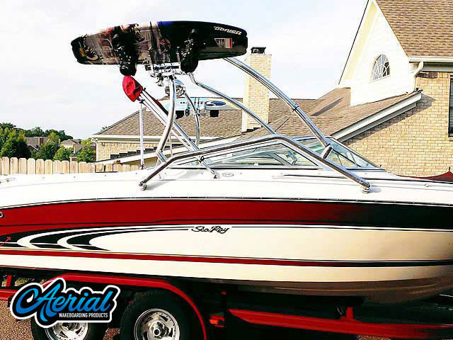 1998 Sea Ray 210BR with Airborne Tower — customer install photo