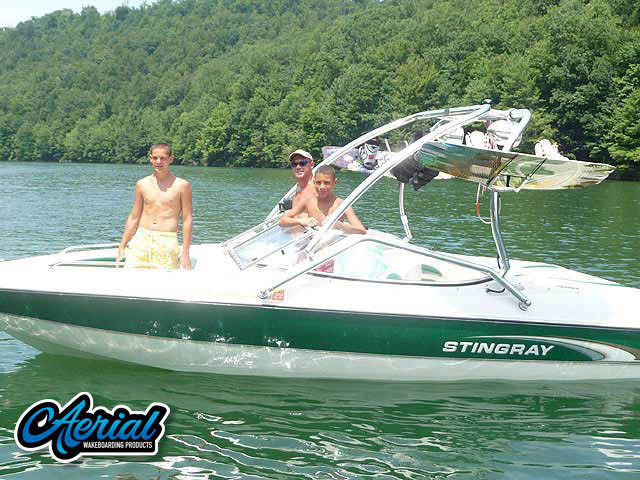 2001 Stingray 190LX with Airborne Tower — customer install photo