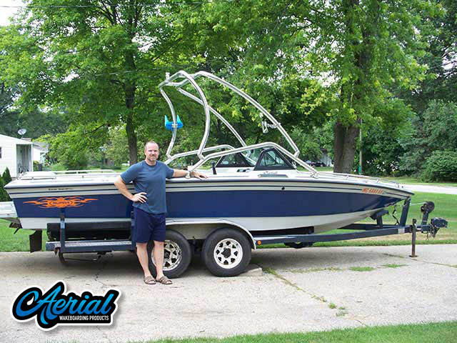 1988 Supra Mariah with Airborne Tower — customer install photo