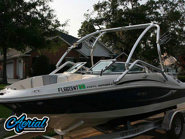 2008 Sea Ray 185 Sport with Airborne Tower — customer install photo