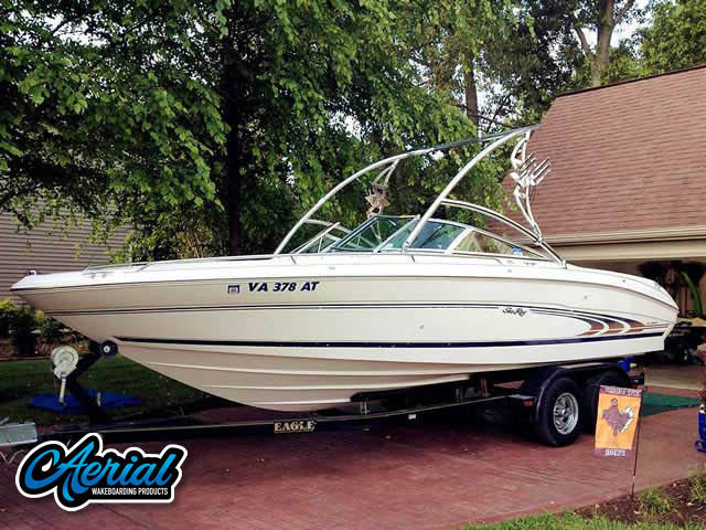 1998 Sea Ray 230 BR with Assault Tower — customer install photo