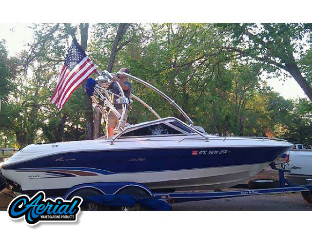 1996 Sea Ray 210 Signature Series with Airborne Tower — customer install photo