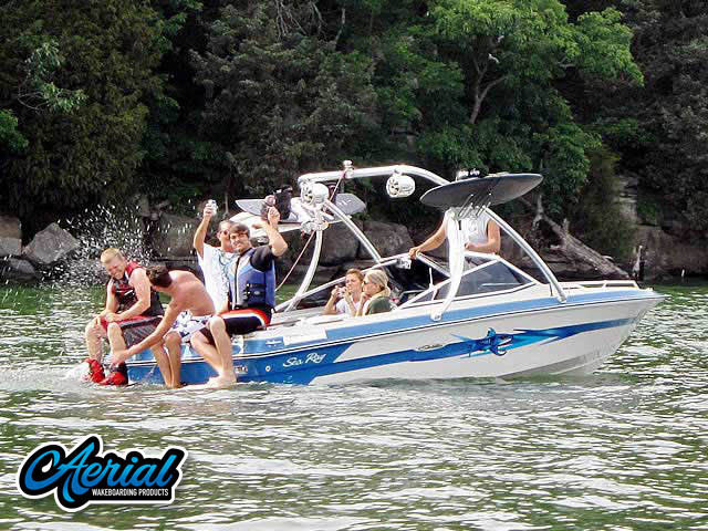 1989 Sea Ray with Ascent Tower — customer install photo