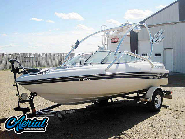 2001 Four Winns Horizon 170 with Airborne Tower — customer install photo