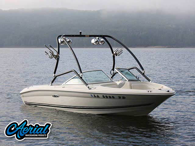 2001 Sea Ray 182 Bowrider with Airborne Tower — customer install photo