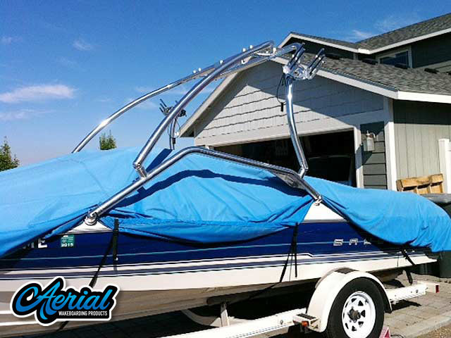 1994 Bayliner Capri 2050 with Airborne Tower — customer install photo
