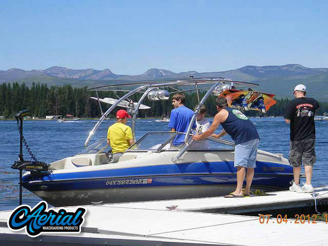 2005 Glastron with Airborne Tower — customer install photo