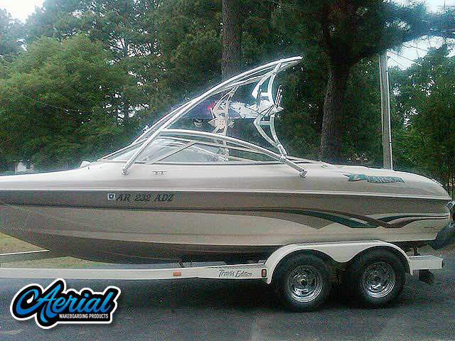 Larson 206 lxi with Assault Tower — customer install photo
