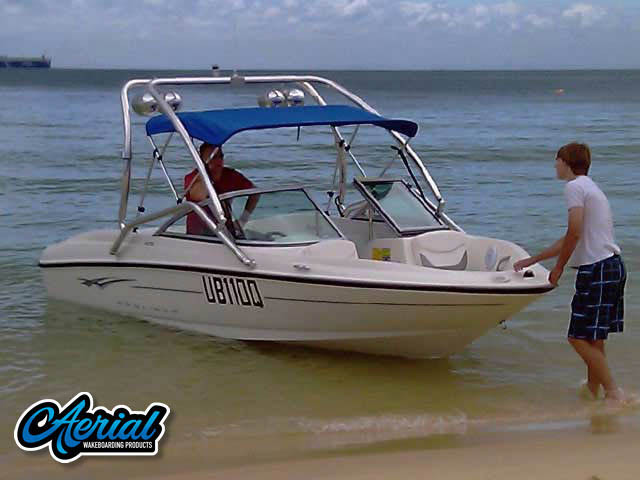 2009 Bayliner 175 Bowrider with Airborne Tower — customer install photo