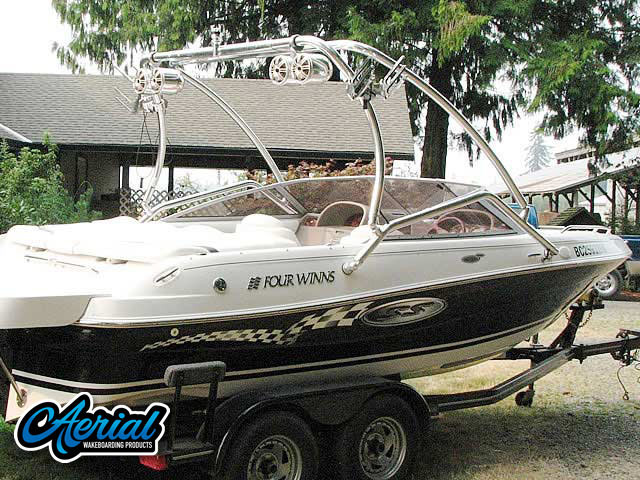 2004 Four Winns Horizon 200 SS Edition with Airborne Tower — customer install photo