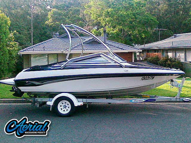 2009 Crownline with Airborne Tower — customer install photo