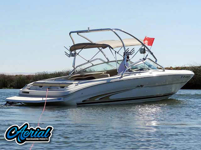 2001 Sea Ray Bowrider with Airborne Tower — customer install photo