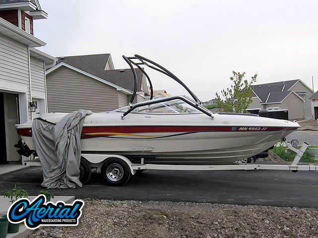 2001 Bayliner Capri 215 with Airborne Tower — customer install photo