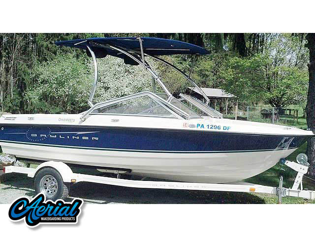 2009 Bayliner Discovery 195 with Airborne Tower — customer install photo