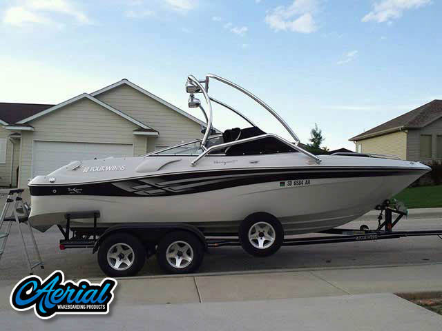 2000 Four Winns Horizon 210 with Airborne Tower — customer install photo