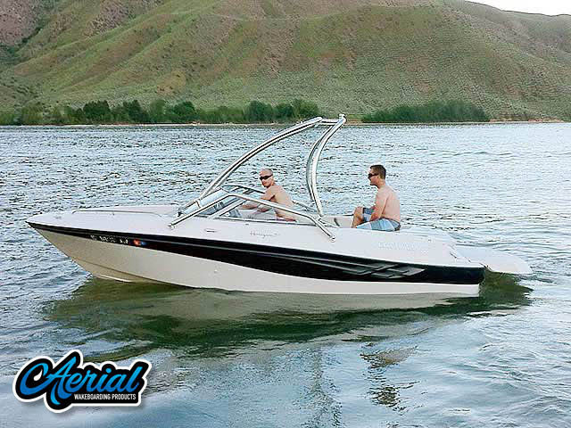 2001 Four Winns Horizon 180 with Airborne Tower — customer install photo