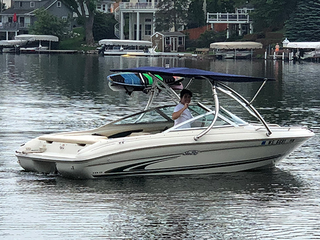 1999 Sea Ray 185 with Ascent Tower — customer install photo