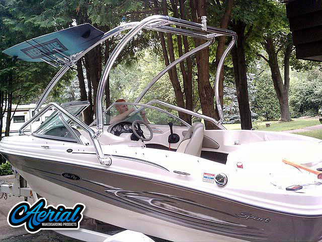 2005 Sea Ray 180 with Airborne Tower — customer install photo