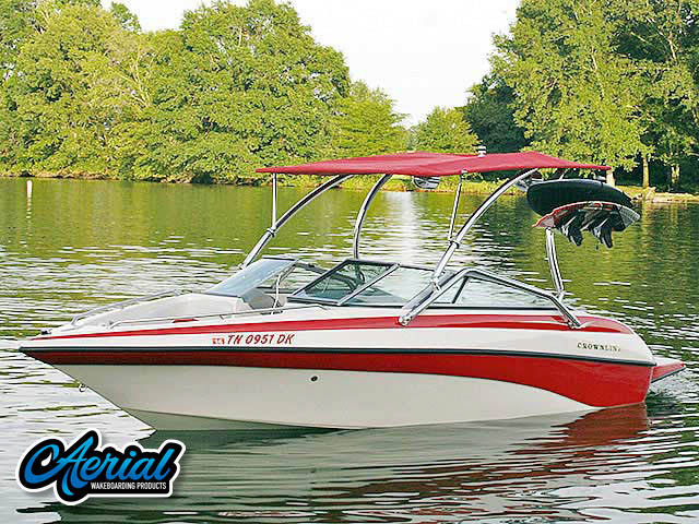 2003 Crownline 192BR with Airborne Tower — customer install photo