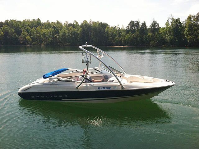 1994 Bayliner 1850 with Ascent Tower — customer install photo