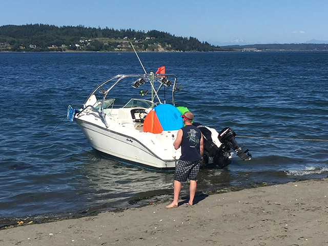 1998 Sea Ray Laguna with Airborne Tower — customer install photo