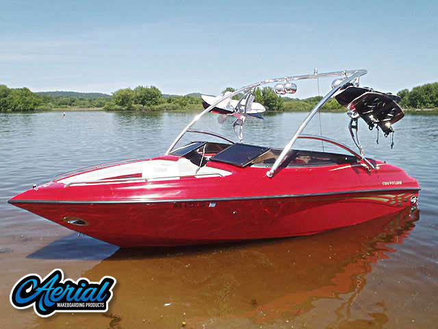 2000 Crownline 202 BR with Assault Tower — customer install photo