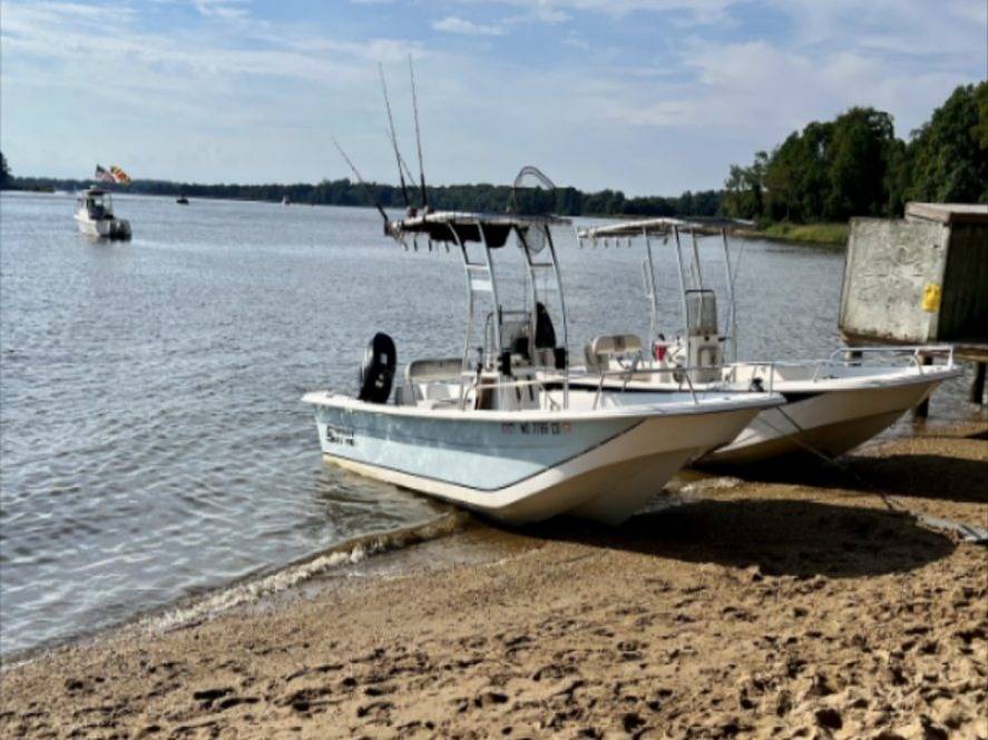 2011 Carolina Skiff with SG300 Boat T-Top, customer install photo
