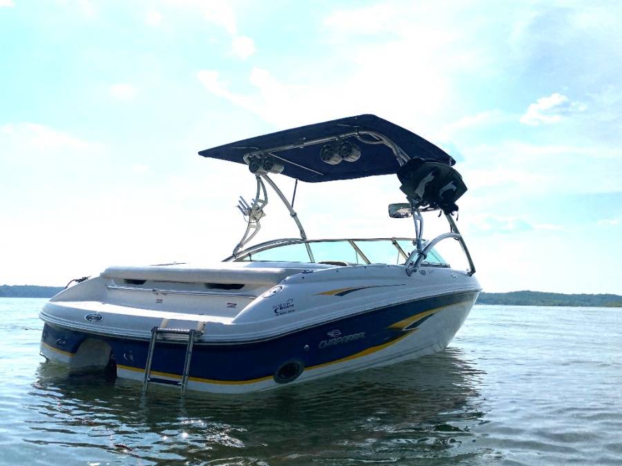 2001 Chaparral 216 SSI with Ascent Wakeboard Tower, customer install photo