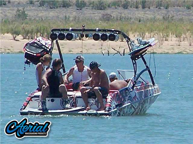1992 Glastron GL1900 with Assault Wakeboard Tower — customer install photo