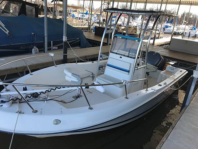 1998 Cobia 194 with SG300 Boat T-Top