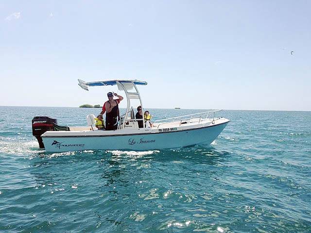 1989 Aquasport Osprey with SG300 Boat T-Top