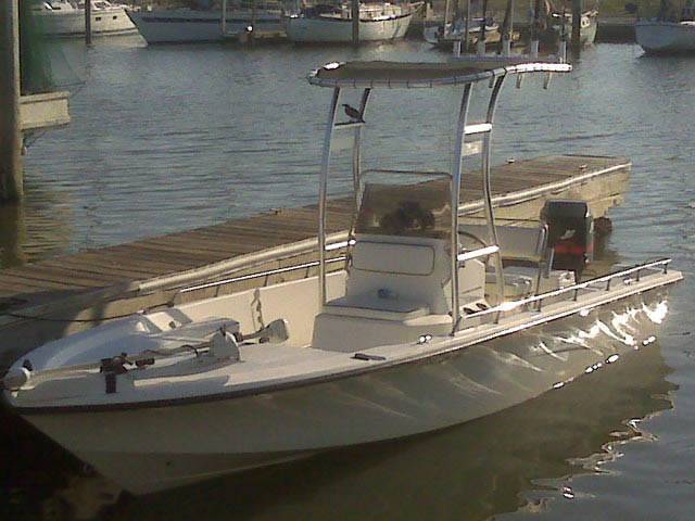 2004 Kenner CC 2102 Vision Tunnel with SG300 Boat T-Top, customer install photo