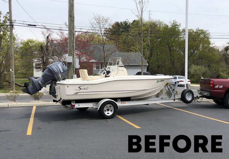 2006 Scout 185 CC with SG300 Boat T-Top