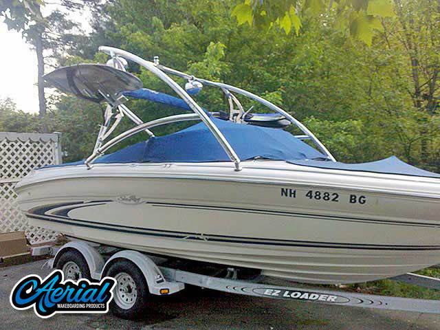 1999 Sea Ray 190 Bowrider with Assault Wakeboard Tower — customer install photo