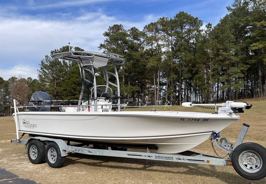 2007 Carolina Skiff Sea Chaser with SG900 Boat T-Top