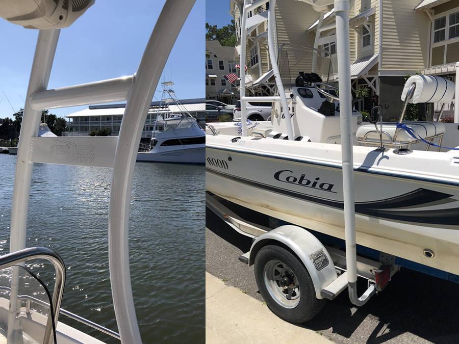 2003 Cobia 191 Bay with SG300 Boat T-Top