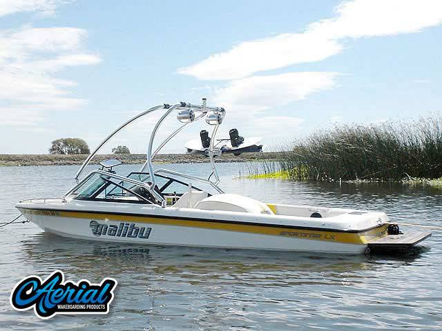 2001 Malibu Sporster Lx with Airborne 2.0 Wakeboard Tower — customer install photo