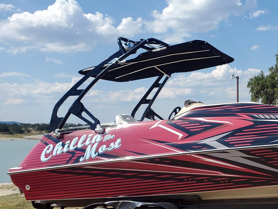 2000 Playcraft DSV 250 Deckboat with FreeRide Wakeboard Tower