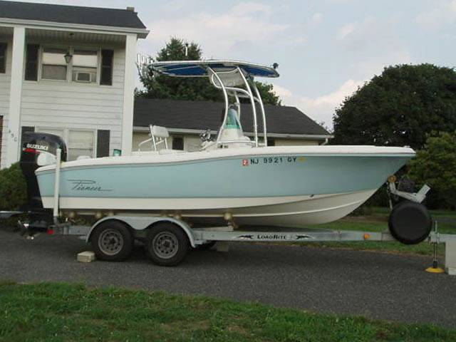 Pioneer with SG600 Boat T-Top
