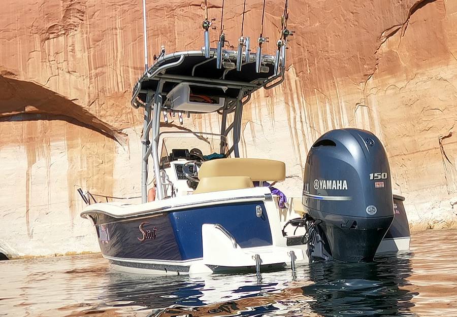 2020 Scout 195 Sport Fisher with SG900 Boat T-Top