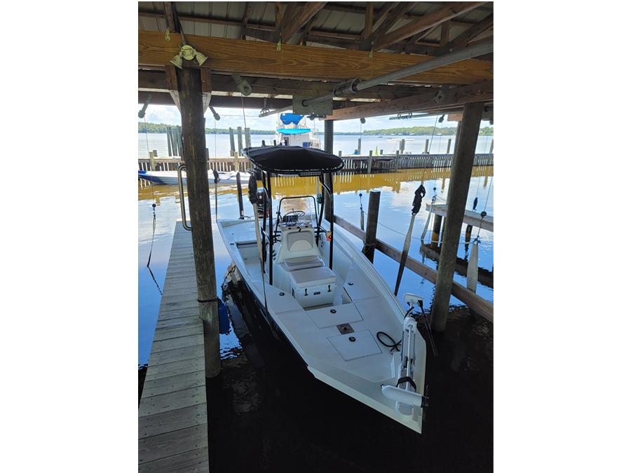 2022 Excel Bay Pro 203 with SG600 Boat T-Top