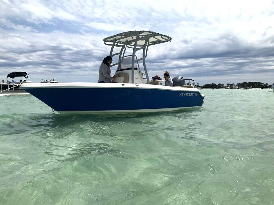 2020 Key West 189 FS with SG900 Boat T-Top, customer install photo