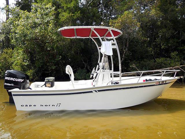 1997 Cape Horn 17' with SG300 Boat T-Top