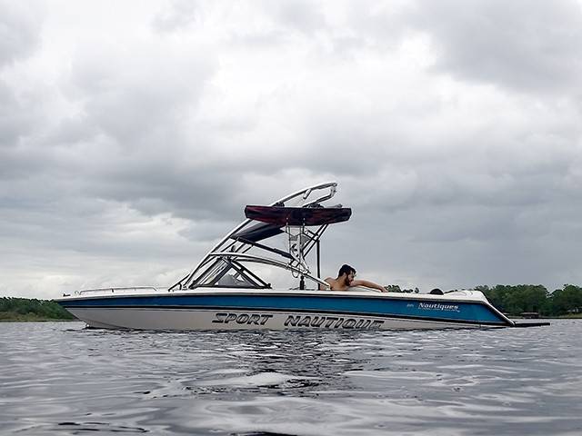 1996 Correct Craft Sport Nautique with Assault Wakeboard Tower
