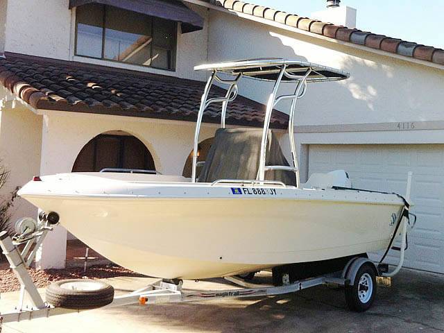 1997 Pro-Line with SG600 Boat T-Top, customer install photo