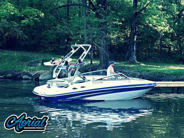 2013 Glastron GLS 215 with FreeRide Wakeboard Tower — customer install photo
