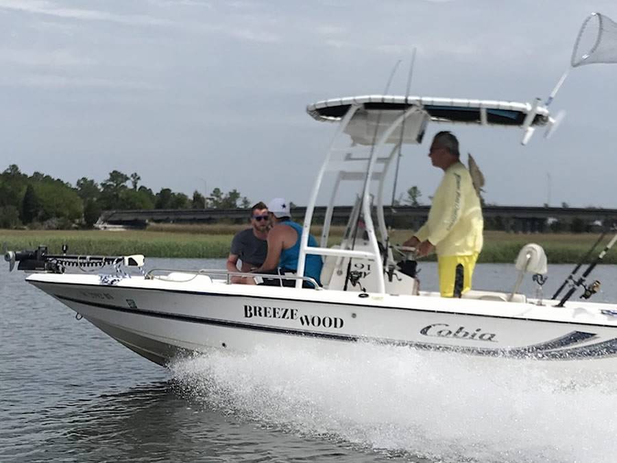 2003 Cobia 191 Bay with SG300 Boat T-Top, customer install photo